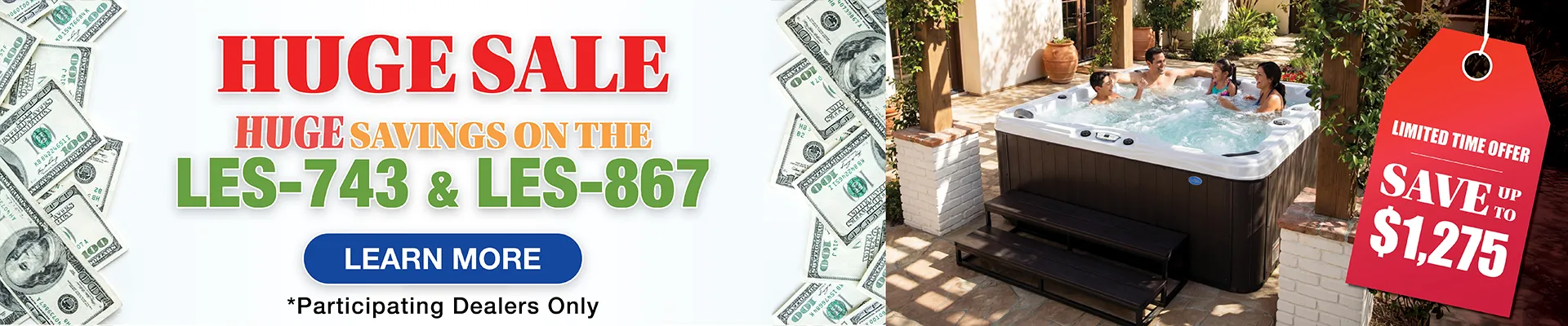 Calspas hot tub being used in a family setting - Dothan